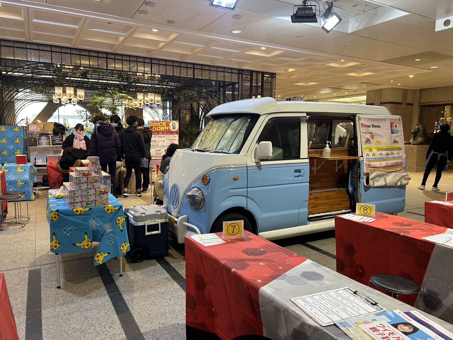 ソフトバンク福岡天神西通りでのキッチンカーイベント