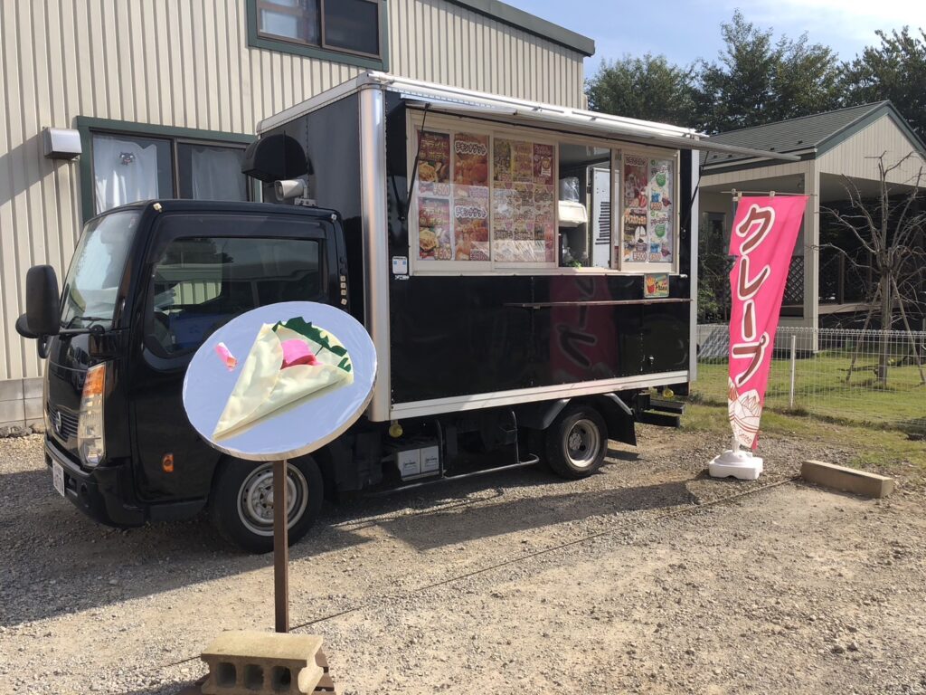 ゆずの木さんクレープキッチンカーで千葉県鎌ヶ谷市にイベント出店