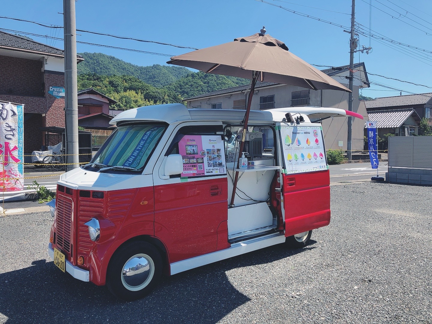 積水ハウスコモンステージ田中町にかき氷のキッチンカーで出店